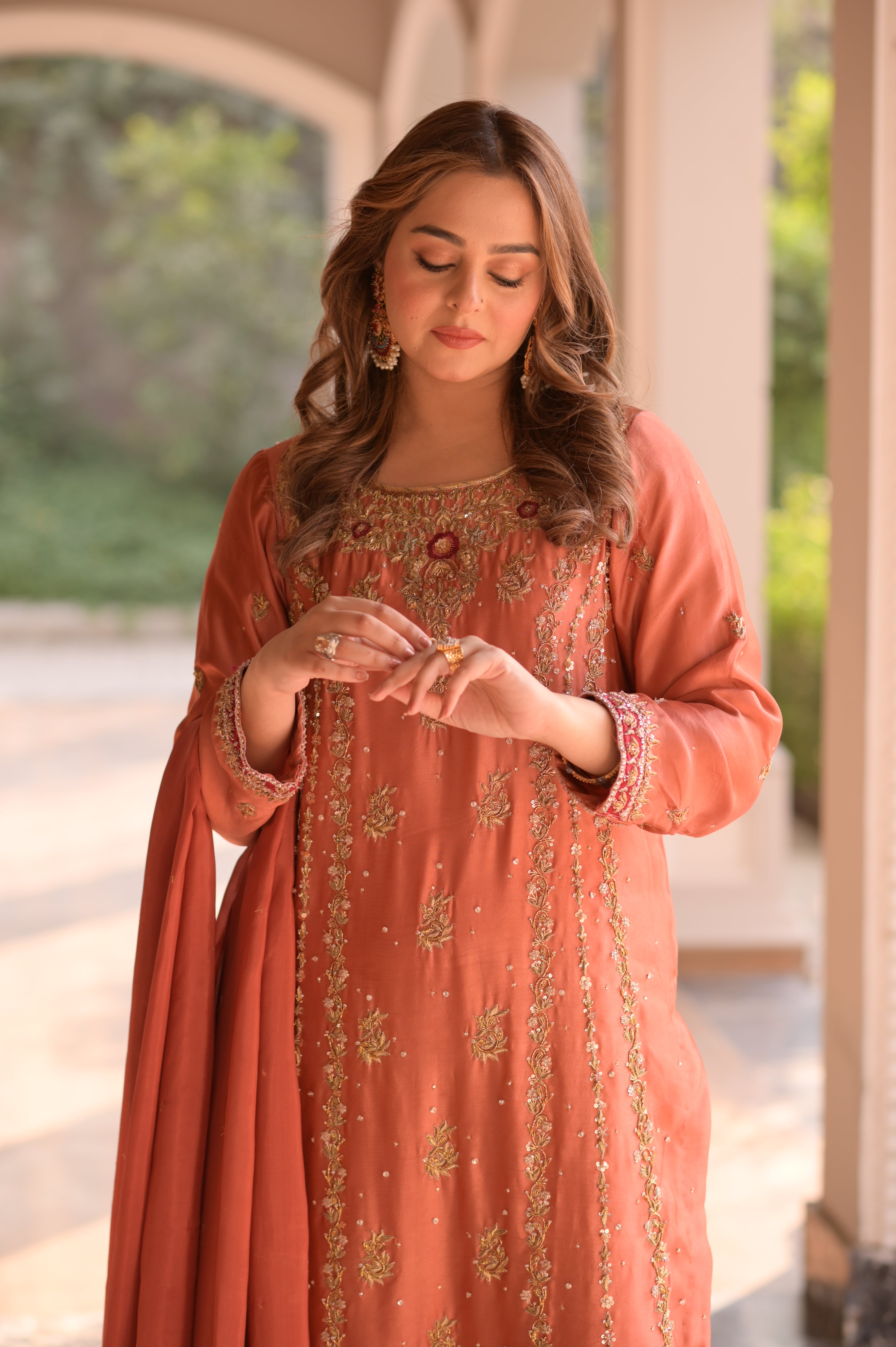 tissue silk dress for women Tissue Silk Gown